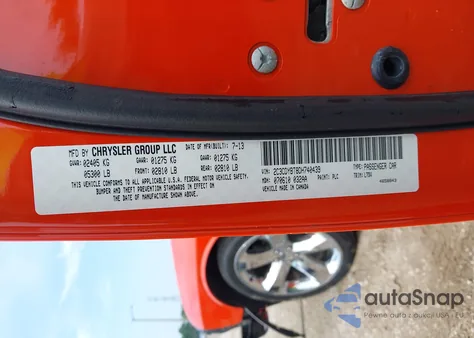 2013 Dodge Challenger R/T z USA, uszkodzony, nr VIN 2C3CDYBT8DH740439